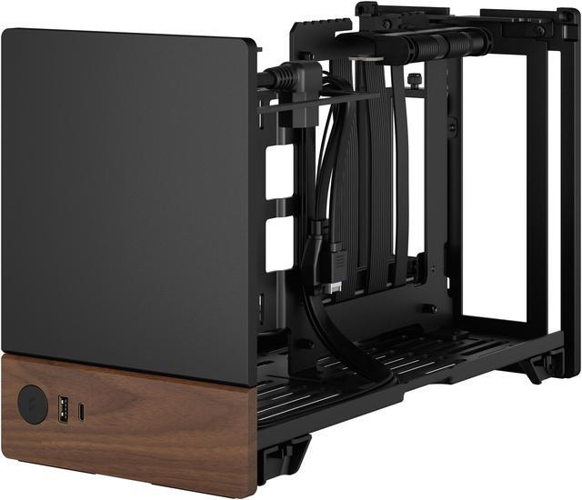 Alt view image 18 of 20 - Fractal Design Terra Graphite Mini-ITX Small Form Factor PC Case with PCIe 4.0 Riser