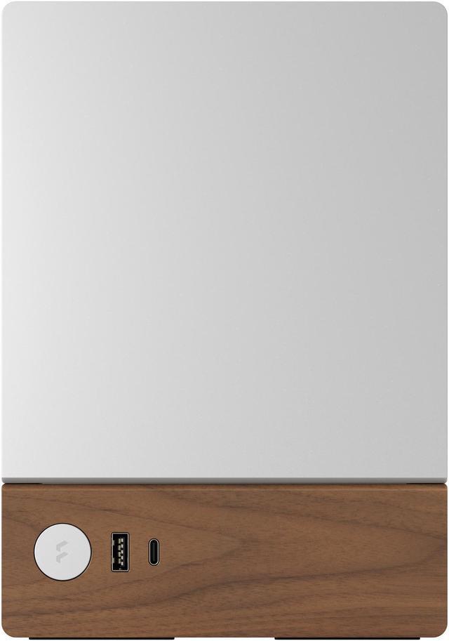 Alt view image 8 of 20 - Fractal Design Terra Silver Mini-ITX Small Form Factor PC Case with PCIe 4.0 Riser
