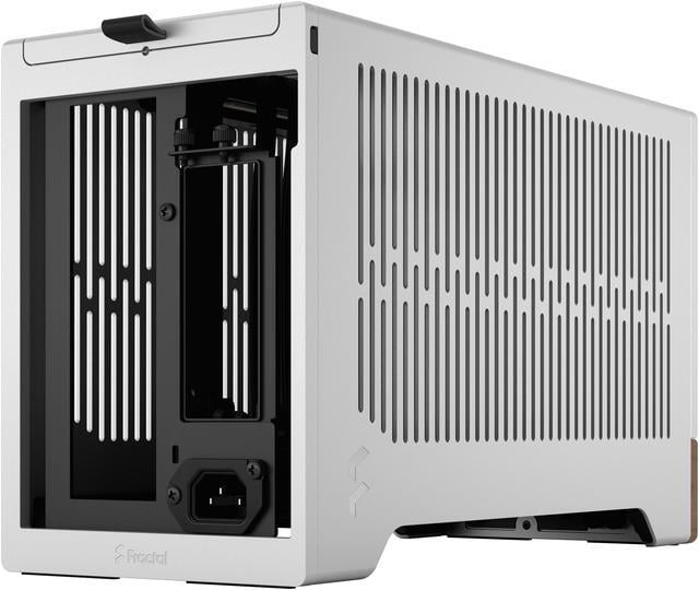 Alt view image 10 of 20 - Fractal Design Terra Silver Mini-ITX Small Form Factor PC Case with PCIe 4.0 Riser