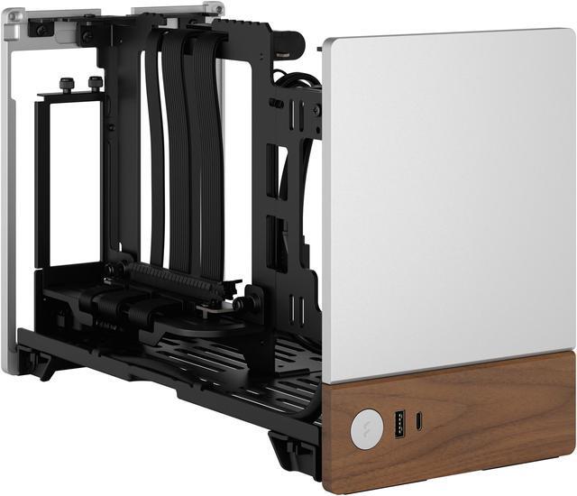 Alt view image 14 of 20 - Fractal Design Terra Silver Mini-ITX Small Form Factor PC Case with PCIe 4.0 Riser