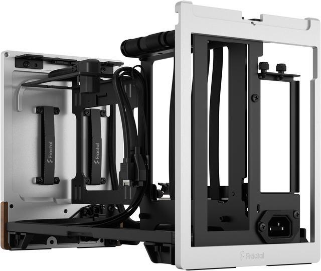 Alt view image 16 of 20 - Fractal Design Terra Silver Mini-ITX Small Form Factor PC Case with PCIe 4.0 Riser