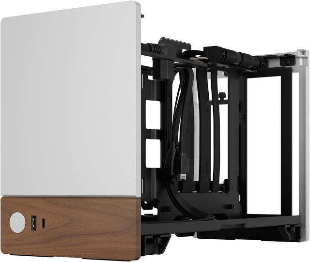 Alt view image 17 of 20 - Fractal Design Terra Silver Mini-ITX Small Form Factor PC Case with PCIe 4.0 Riser