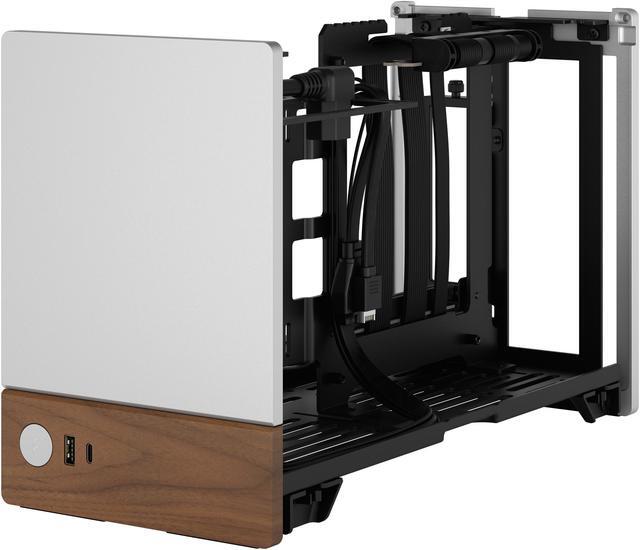 Alt view image 18 of 20 - Fractal Design Terra Silver Mini-ITX Small Form Factor PC Case with PCIe 4.0 Riser