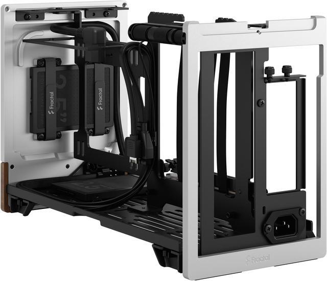 Alt view image 19 of 20 - Fractal Design Terra Silver Mini-ITX Small Form Factor PC Case with PCIe 4.0 Riser