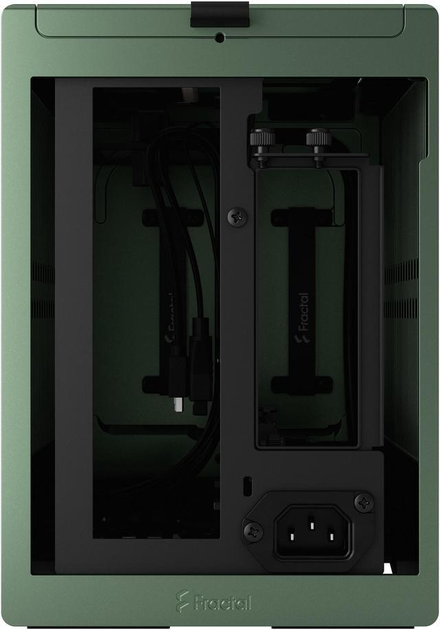Alt view image 9 of 18 - Fractal Design Terra Jade Mini-ITX Small Form Factor PC Case with PCIe 4.0 Riser