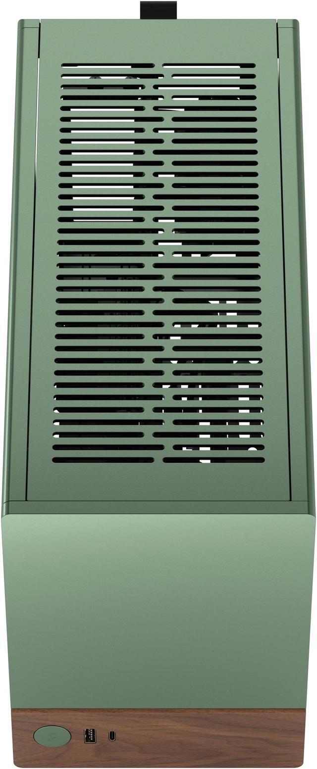 Alt view image 10 of 18 - Fractal Design Terra Jade Mini-ITX Small Form Factor PC Case with PCIe 4.0 Riser