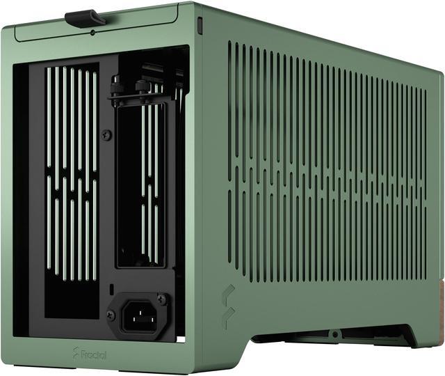 Alt view image 14 of 18 - Fractal Design Terra Jade Mini-ITX Small Form Factor PC Case with PCIe 4.0 Riser