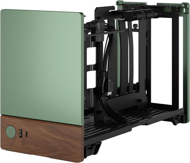 Alt view image 13 of 18 - Fractal Design Terra Jade Mini-ITX Small Form Factor PC Case with PCIe 4.0 Riser