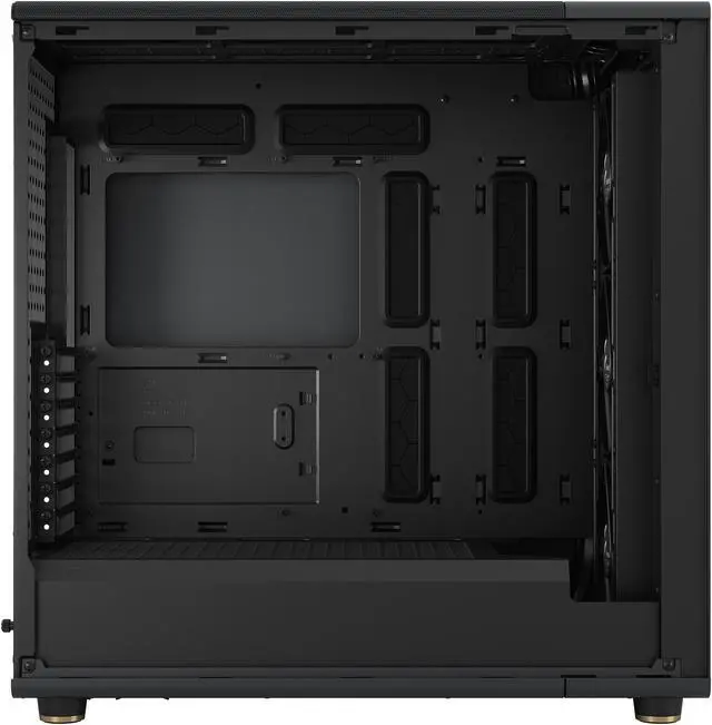 Alt view image 17 of 20 - Fractal Design North XL ATX mATX Full Tower PC Case - Charcoal Black Chassis with Walnut Front and Dark Tinted TG Side Panel - FD-C-NOR1X-02