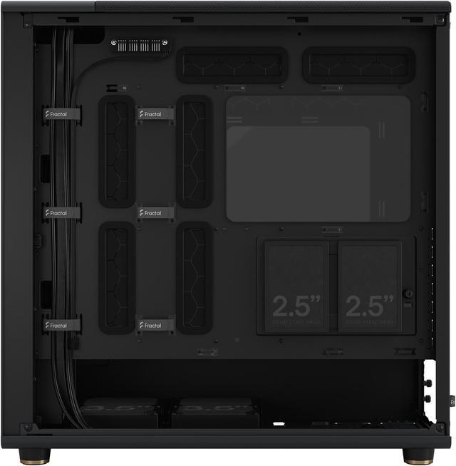Alt view image 19 of 20 - Fractal Design North XL ATX mATX Full Tower PC Case - Charcoal Black Chassis with Walnut Front and Dark Tinted TG Side Panel - FD-C-NOR1X-02
