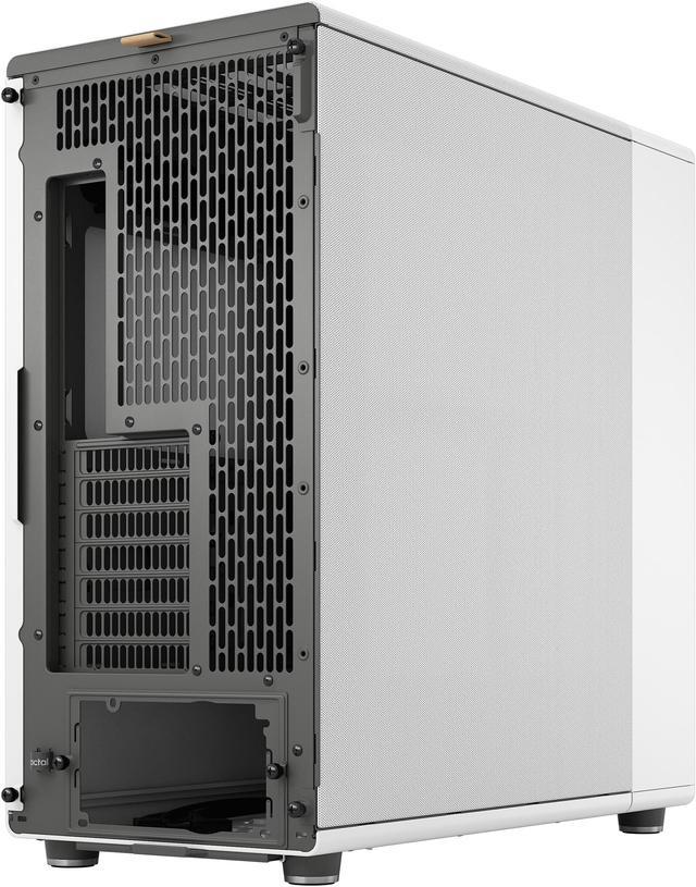 Alt view image 12 of 20 - Fractal Design North XL ATX mATX Mid Tower PC Case - Chalk White Chassis with Oak Front and Mesh Side Panel - FD-C-NOR1X-03