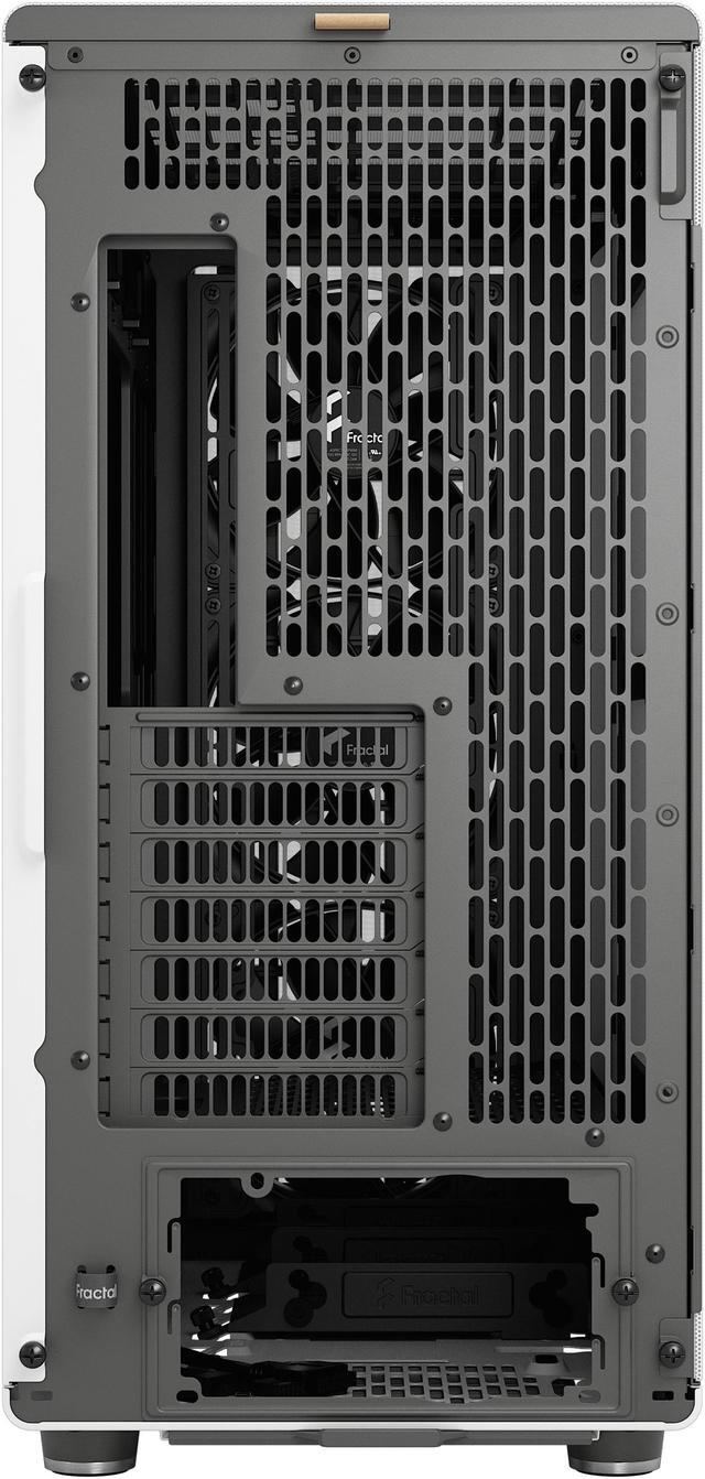Alt view image 13 of 20 - Fractal Design North XL ATX mATX Mid Tower PC Case - Chalk White Chassis with Oak Front and Mesh Side Panel - FD-C-NOR1X-03