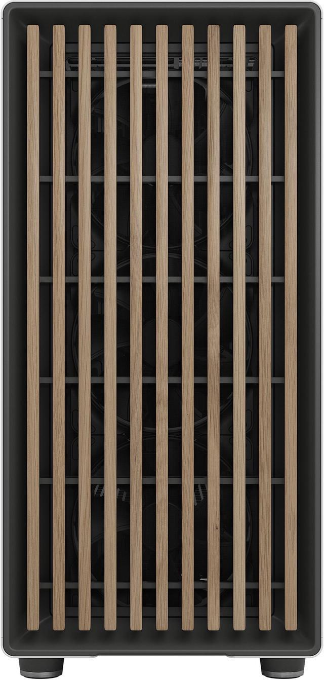Alt view image 7 of 20 - Fractal Design North XL ATX mATX Mid Tower PC Case - Chalk White Chassis with Oak Front and Mesh Side Panel - FD-C-NOR1X-03