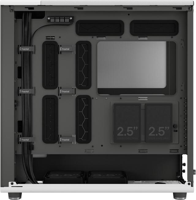 Alt view image 19 of 20 - Fractal Design North XL ATX mATX Mid Tower PC Case - Chalk White Chassis with Oak Front and Mesh Side Panel - FD-C-NOR1X-03