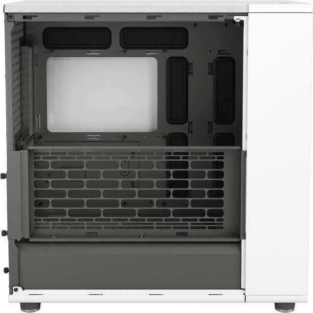 Alt view image 20 of 20 - Fractal Design North XL ATX mATX Mid Tower PC Case - Chalk White Chassis with Oak Front and Mesh Side Panel - FD-C-NOR1X-03