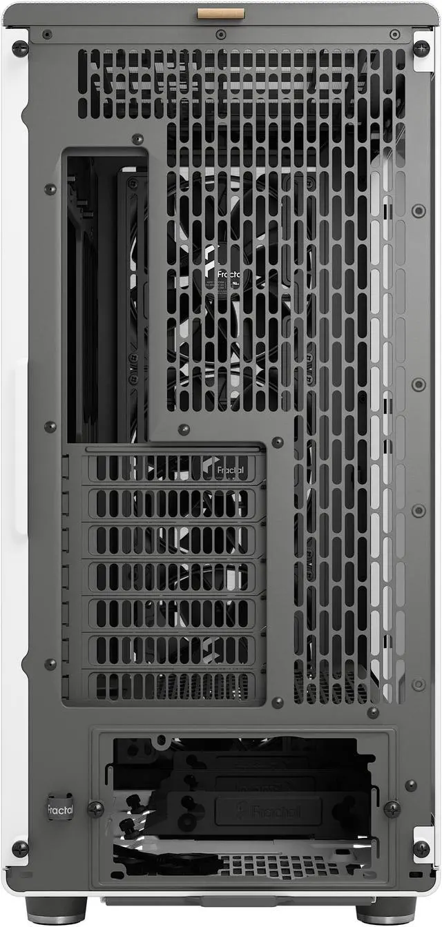 Alt view image 13 of 20 - Fractal Design North XL ATX mATX Mid Tower PC Case - Chalk White Chassis with Oak Front and Clear TG Side Panel - FD-C-NOR1X-04