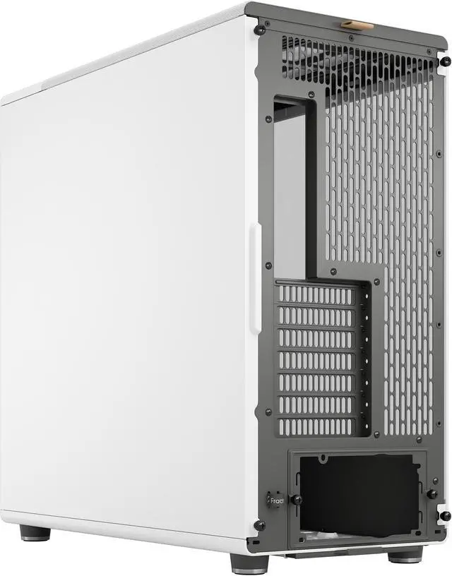 Alt view image 14 of 20 - Fractal Design North XL ATX mATX Mid Tower PC Case - Chalk White Chassis with Oak Front and Clear TG Side Panel - FD-C-NOR1X-04