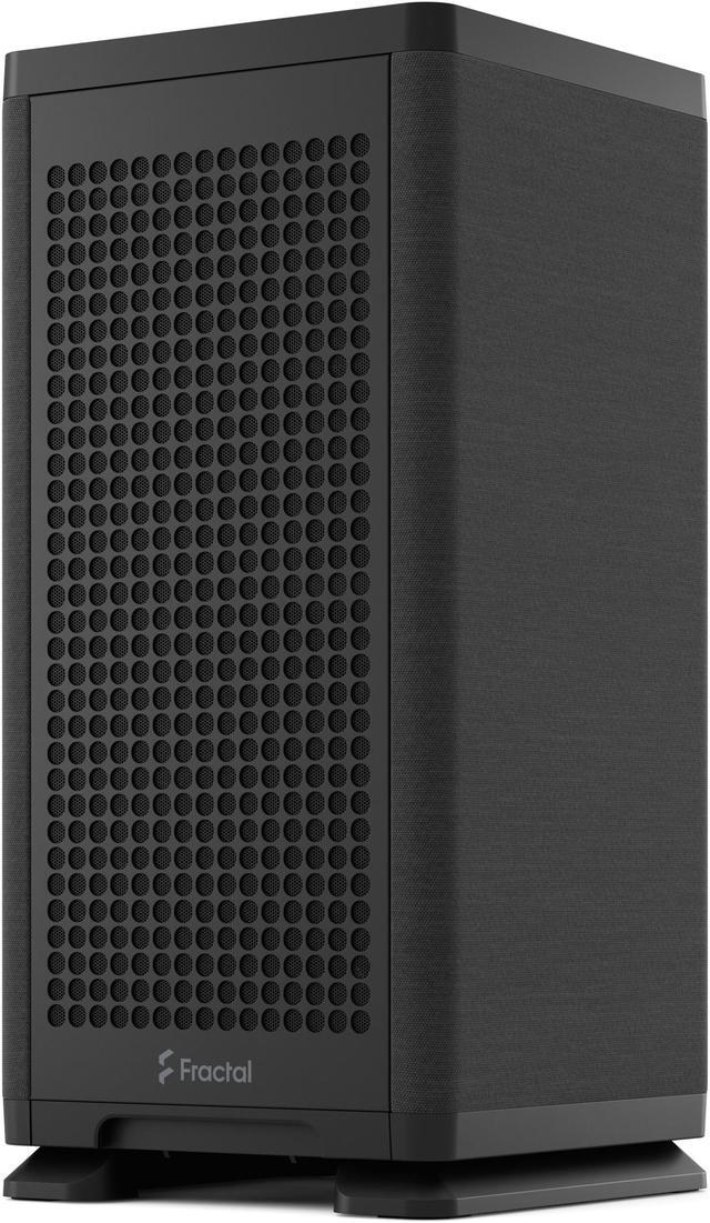 Alt view image 9 of 19 - Fractal Design Mood Black Mini-ITX Small Form Factor PC Case with PCIe 4.0 Riser