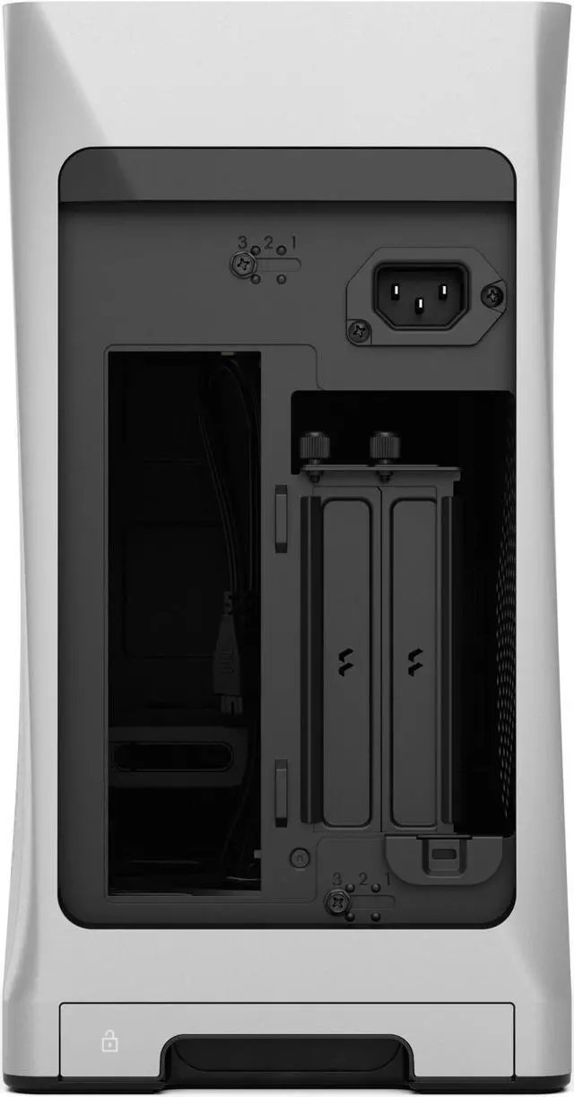 Alt view image 6 of 19 - Fractal Design Era 2 Silver Anodized Aluminum/Steel Mini-ITX Compact Small Form Factor PC Case