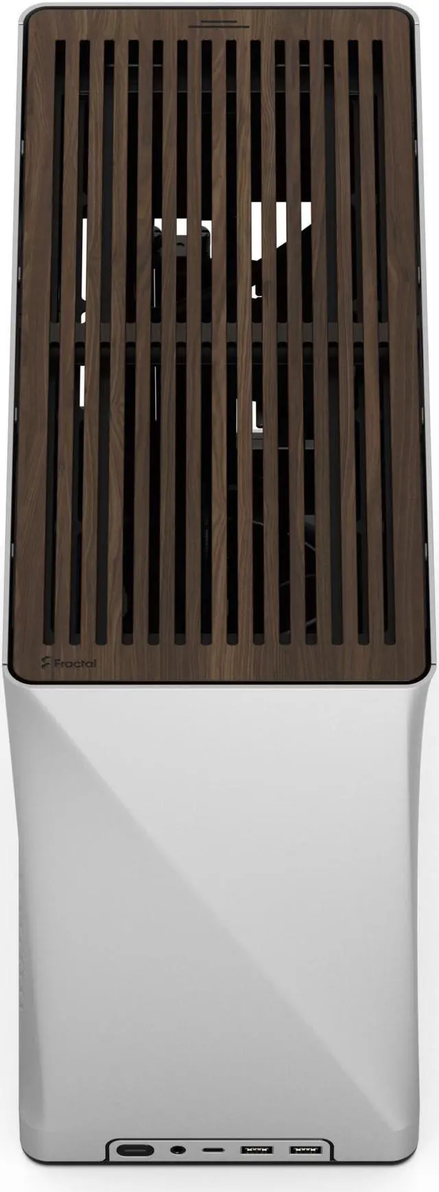 Alt view image 7 of 19 - Fractal Design Era 2 Silver Anodized Aluminum/Steel Mini-ITX Compact Small Form Factor PC Case