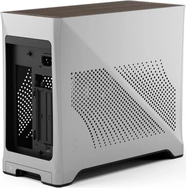 Alt view image 9 of 19 - Fractal Design Era 2 Silver Anodized Aluminum/Steel Mini-ITX Compact Small Form Factor PC Case