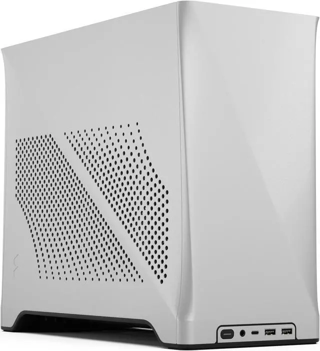 Alt view image 10 of 19 - Fractal Design Era 2 Silver Anodized Aluminum/Steel Mini-ITX Compact Small Form Factor PC Case