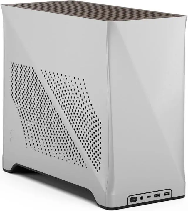 Alt view image 4 of 19 - Fractal Design Era 2 Silver Anodized Aluminum/Steel Mini-ITX Compact Small Form Factor PC Case