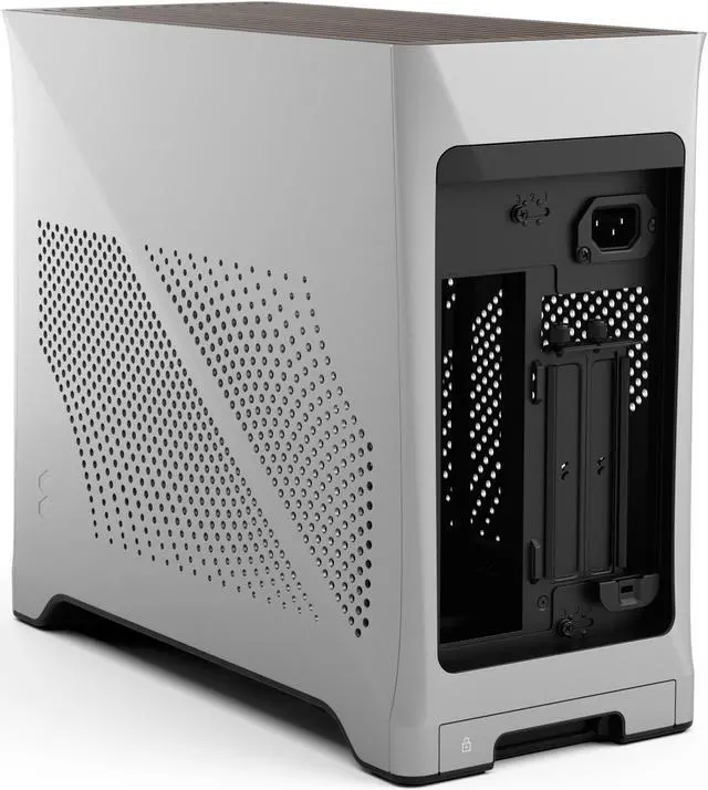 Alt view image 13 of 19 - Fractal Design Era 2 Silver Anodized Aluminum/Steel Mini-ITX Compact Small Form Factor PC Case