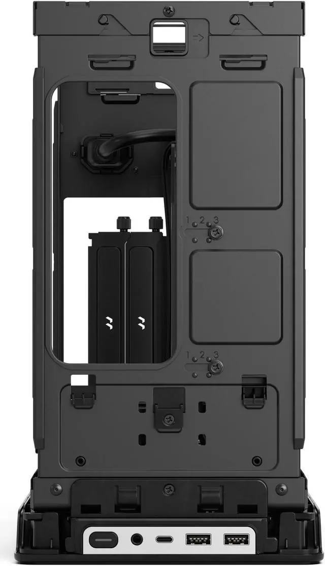 Alt view image 15 of 19 - Fractal Design Era 2 Silver Anodized Aluminum/Steel Mini-ITX Compact Small Form Factor PC Case