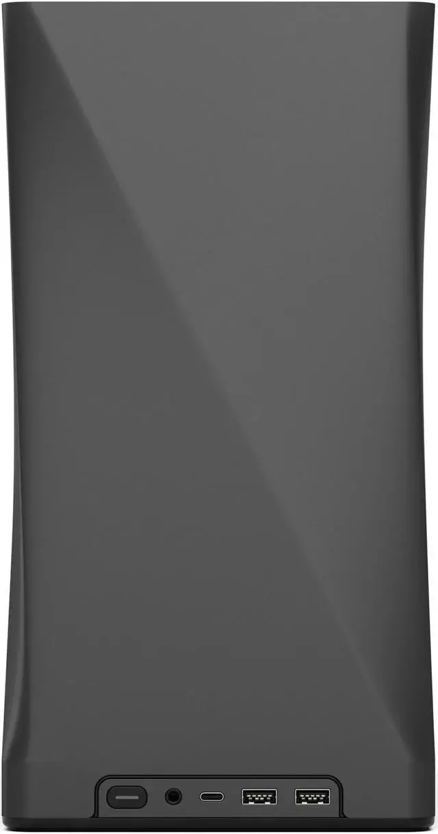 Alt view image 3 of 19 - Fractal Design Era 2 Charcoal Gray Anodized Aluminum/Steel Mini-ITX Compact Small Form Factor PC Case