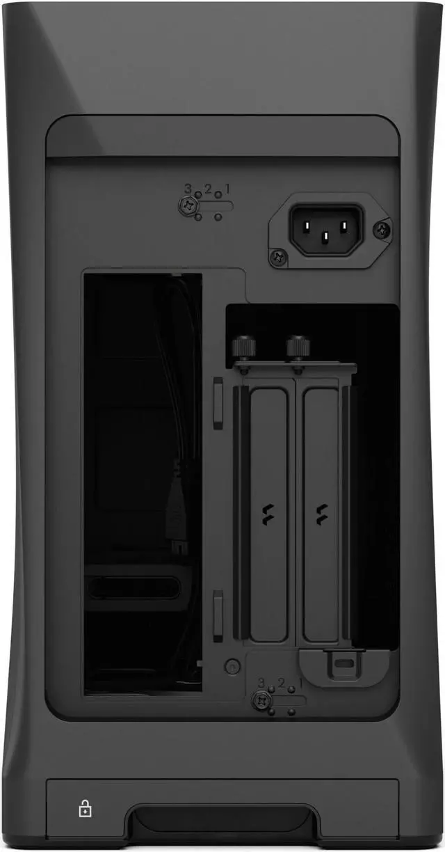 Alt view image 7 of 19 - Fractal Design Era 2 Charcoal Gray Anodized Aluminum/Steel Mini-ITX Compact Small Form Factor PC Case