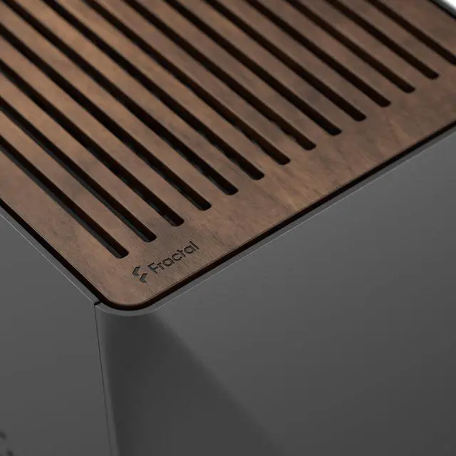 Alt view image 9 of 19 - Fractal Design Era 2 Charcoal Gray Anodized Aluminum/Steel Mini-ITX Compact Small Form Factor PC Case