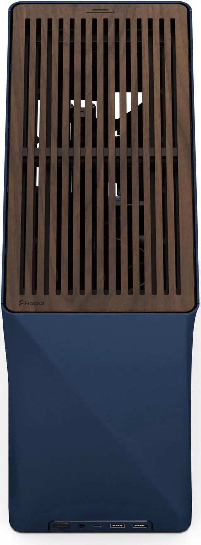 Alt view image 5 of 20 - Fractal Design Era 2 Midnight Blue Anodized Aluminum/Steel Mini-ITX Compact Small Form Factor PC Case