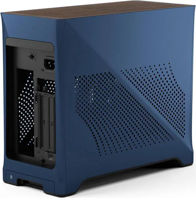 Alt view image 8 of 20 - Fractal Design Era 2 Midnight Blue Anodized Aluminum/Steel Mini-ITX Compact Small Form Factor PC Case