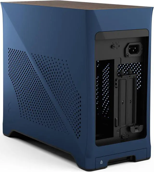 Alt view image 10 of 20 - Fractal Design Era 2 Midnight Blue Anodized Aluminum/Steel Mini-ITX Compact Small Form Factor PC Case