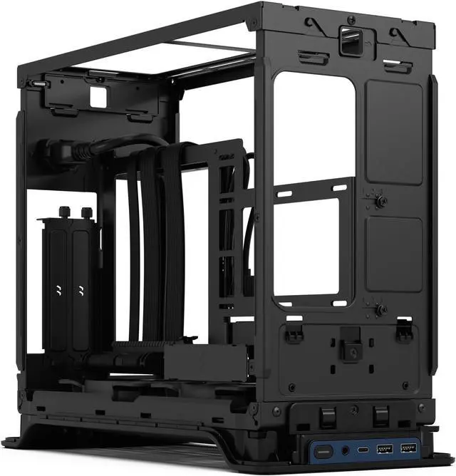 Alt view image 15 of 20 - Fractal Design Era 2 Midnight Blue Anodized Aluminum/Steel Mini-ITX Compact Small Form Factor PC Case