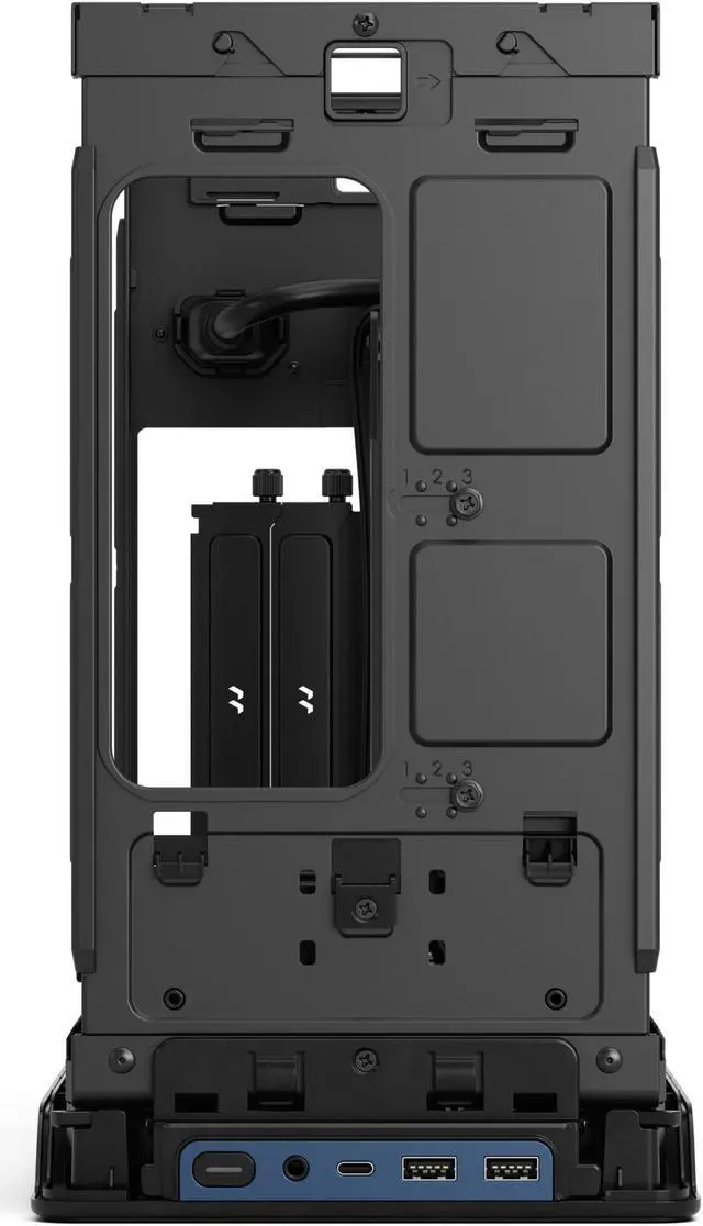 Alt view image 19 of 20 - Fractal Design Era 2 Midnight Blue Anodized Aluminum/Steel Mini-ITX Compact Small Form Factor PC Case