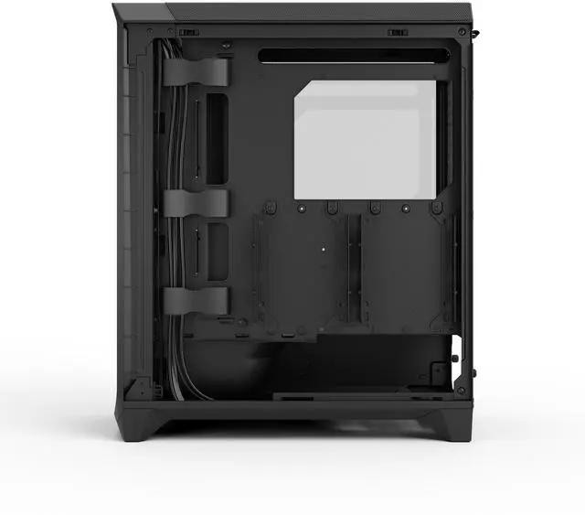 Alt view image 3 of 16 - Fractal Design Meshify 3 ATX mATX Mid Tower PC Case - Black Chassis with Light Tinted TG Side Panel