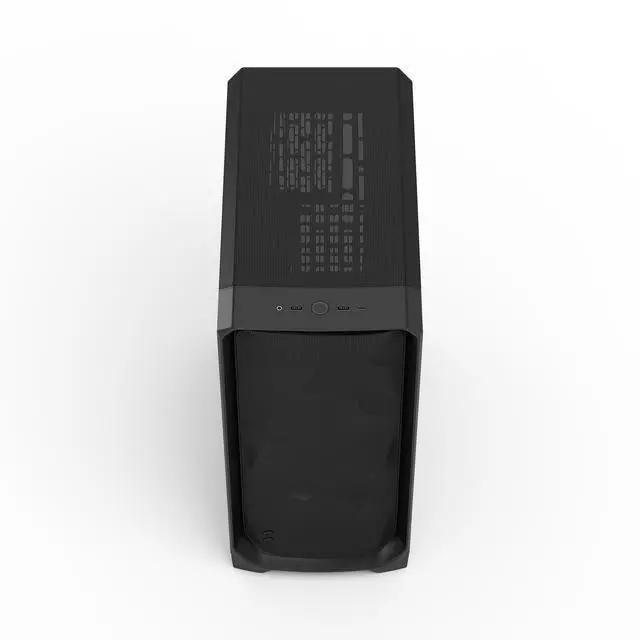 Alt view image 4 of 16 - Fractal Design Meshify 3 ATX mATX Mid Tower PC Case - Black Chassis with Light Tinted TG Side Panel