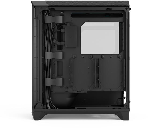 Alt view image 3 of 17 - Fractal Design Meshify 3 Ambience Pro RGB ATX mATX Mid Tower PC Case - Black Chassis with Light Tinted TG Side Panel