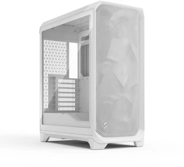 Main image of Fractal Design Meshify 3 ATX mATX Mid Tower PC Case - White Chassis with Clear TG Side Panel