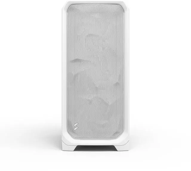 Alt view image 6 of 17 - Fractal Design Meshify 3 ATX mATX Mid Tower PC Case - White Chassis with Clear TG Side Panel