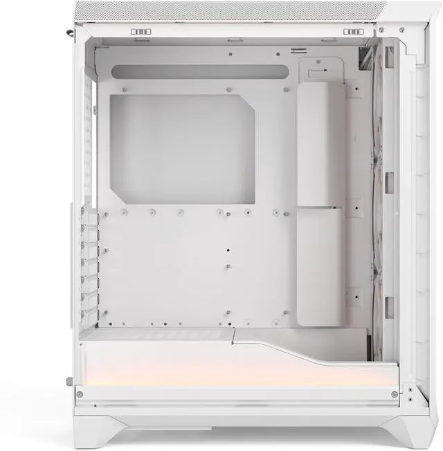 Alt view image 3 of 17 - Fractal Design Meshify 3 Ambience Pro RGB ATX mATX Mid Tower PC Case - White Chassis with Clear TG Side Panel