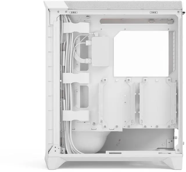 Alt view image 4 of 17 - Fractal Design Meshify 3 Ambience Pro RGB ATX mATX Mid Tower PC Case - White Chassis with Clear TG Side Panel