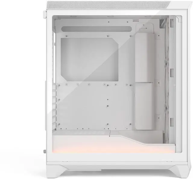 Alt view image 8 of 17 - Fractal Design Meshify 3 Ambience Pro RGB ATX mATX Mid Tower PC Case - White Chassis with Clear TG Side Panel