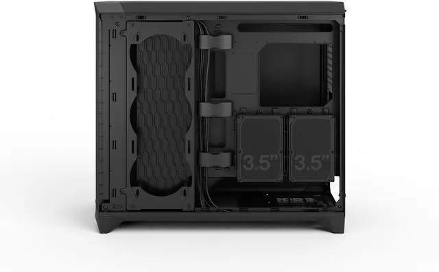 Alt view image 11 of 17 - Fractal Design Meshify 3 XL E-ATX Full Tower PC Case - Black Chassis with Solid Side Panel
