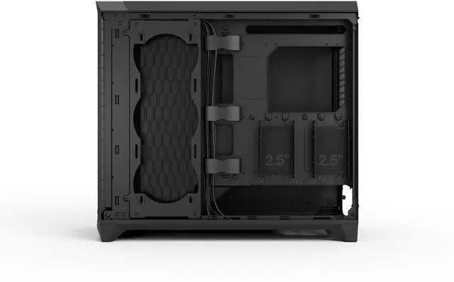 Alt view image 12 of 17 - Fractal Design Meshify 3 XL E-ATX Full Tower PC Case - Black Chassis with Solid Side Panel