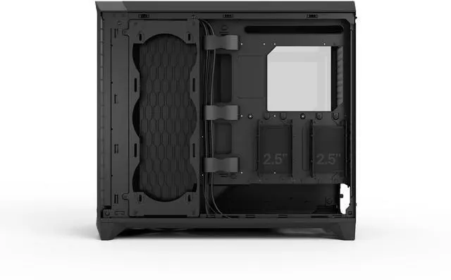 Alt view image 12 of 17 - Fractal Design Meshify 3 XL E-ATX Full Tower PC Case - Black Chassis with Light Tinted TG Side Panel