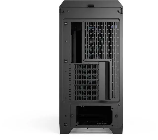 Alt view image 12 of 14 - Fractal Design Meshify 3 XL Ambience Pro RGB E-ATX Full Tower PC Case -  Black Chassis with Light Tinted TG Side Panel