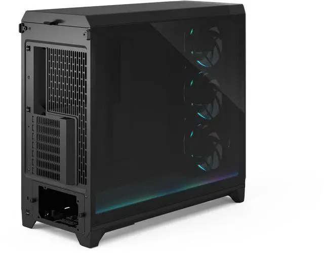 Alt view image 11 of 14 - Fractal Design Meshify 3 XL Ambience Pro RGB E-ATX Full Tower PC Case -  Black Chassis with Light Tinted TG Side Panel